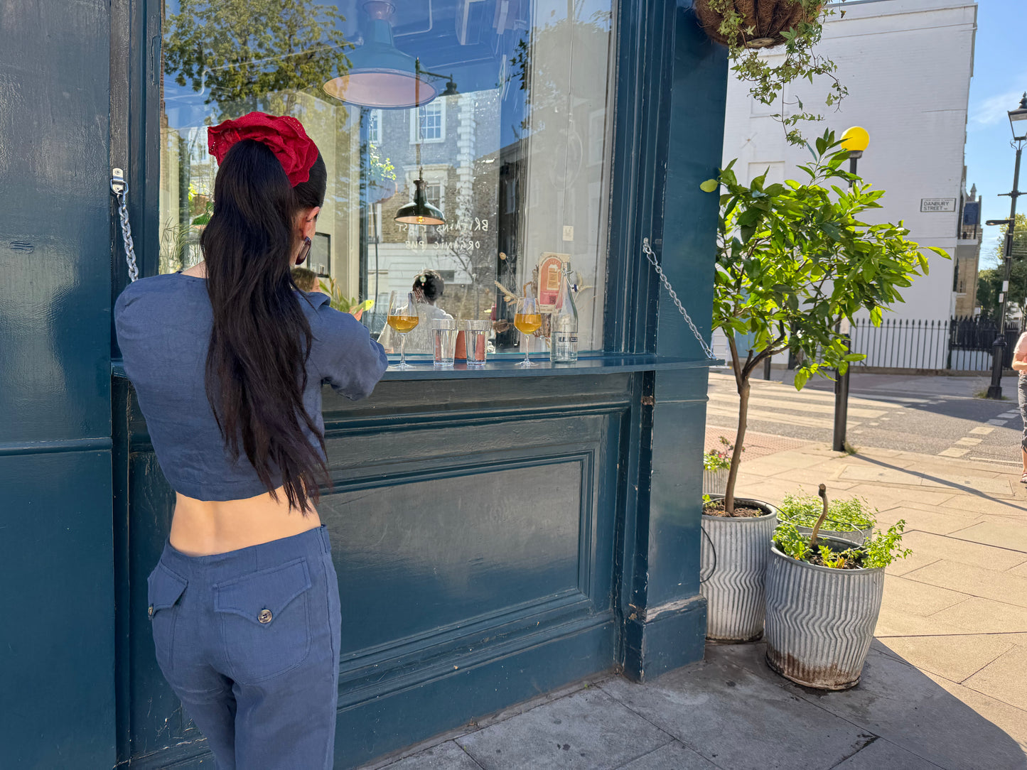Paloma Trouser - Navy Blue