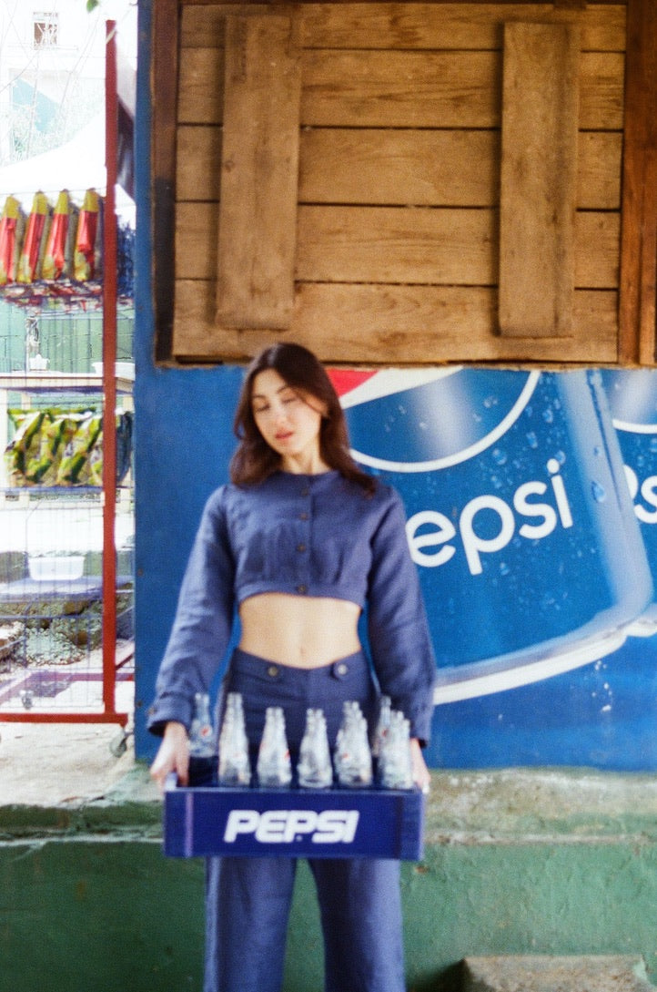 Paloma Top - Navy Blue