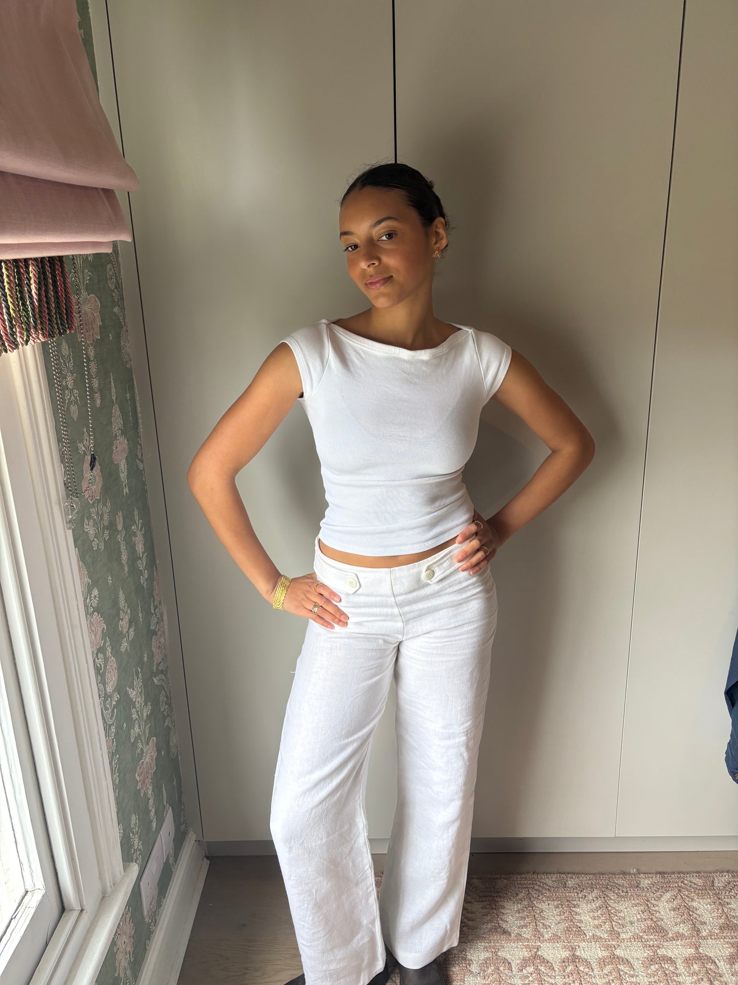 Paloma Trouser - White