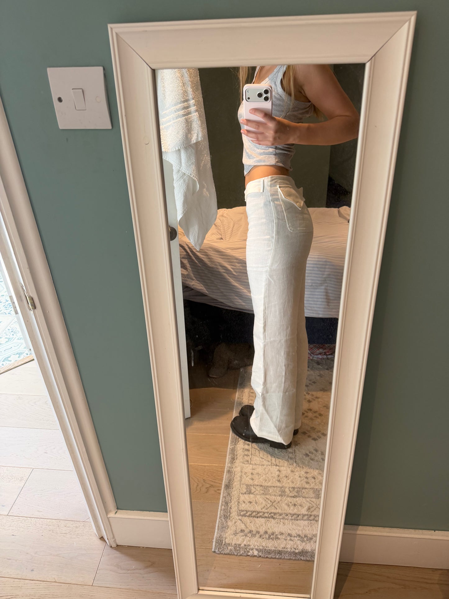 Paloma Trouser - White