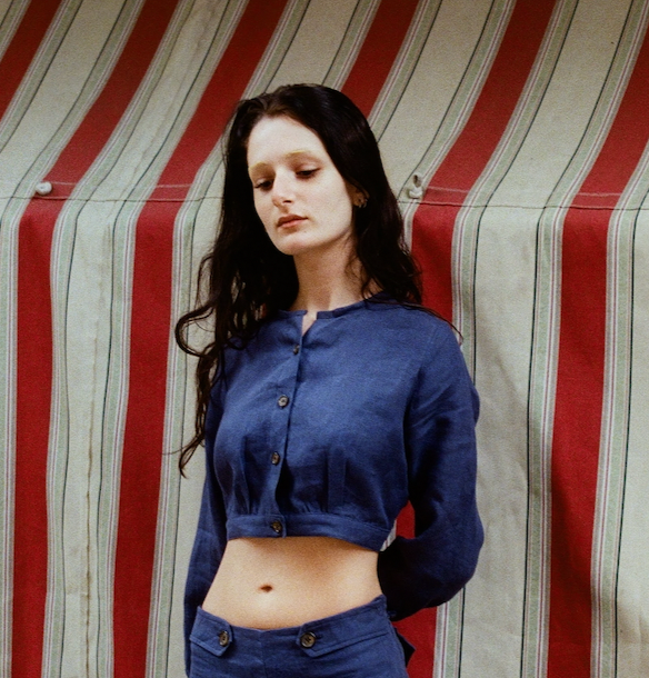 Paloma Top - Navy Blue